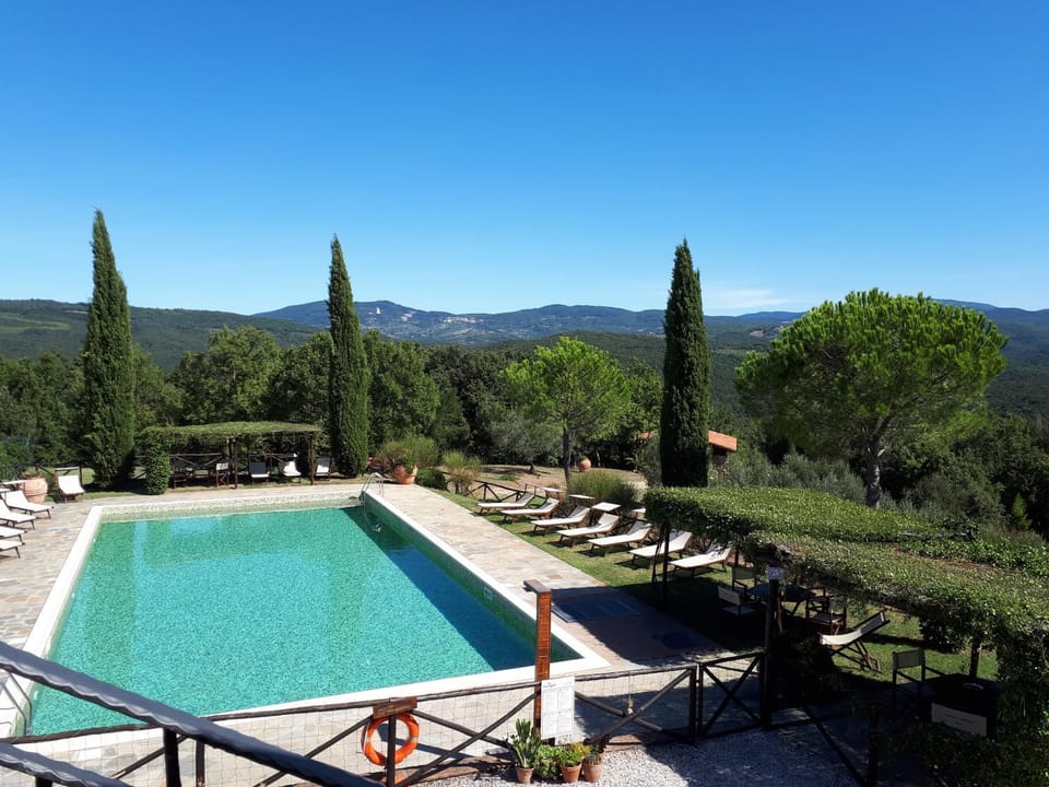 Natural landscape, Pool view, Swimming pool
