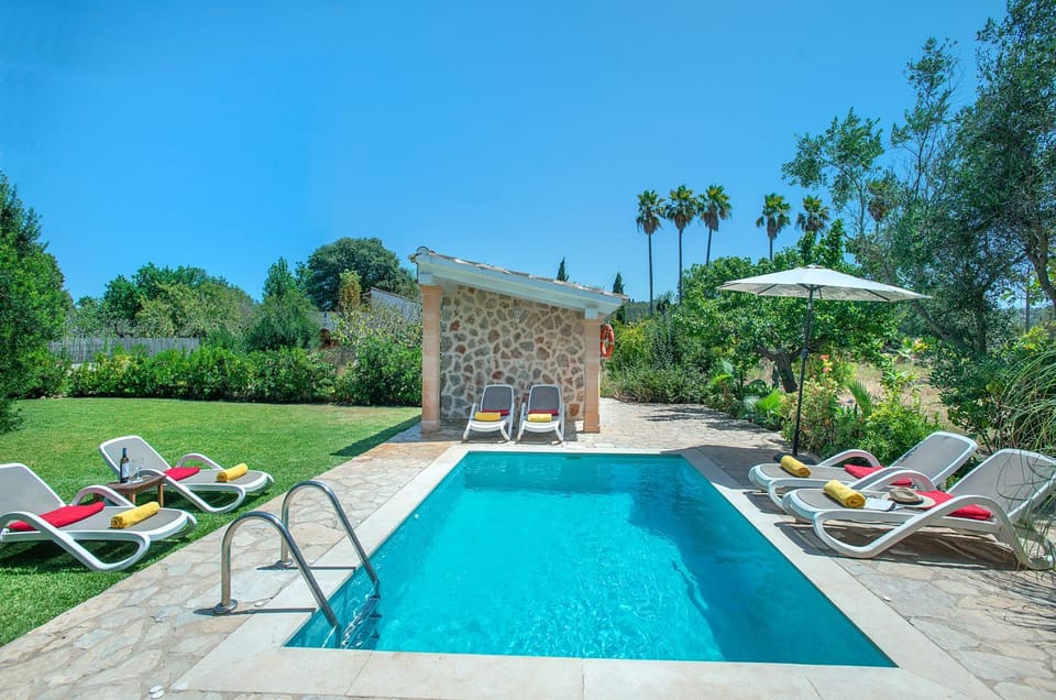Garden, Swimming pool, sunbed