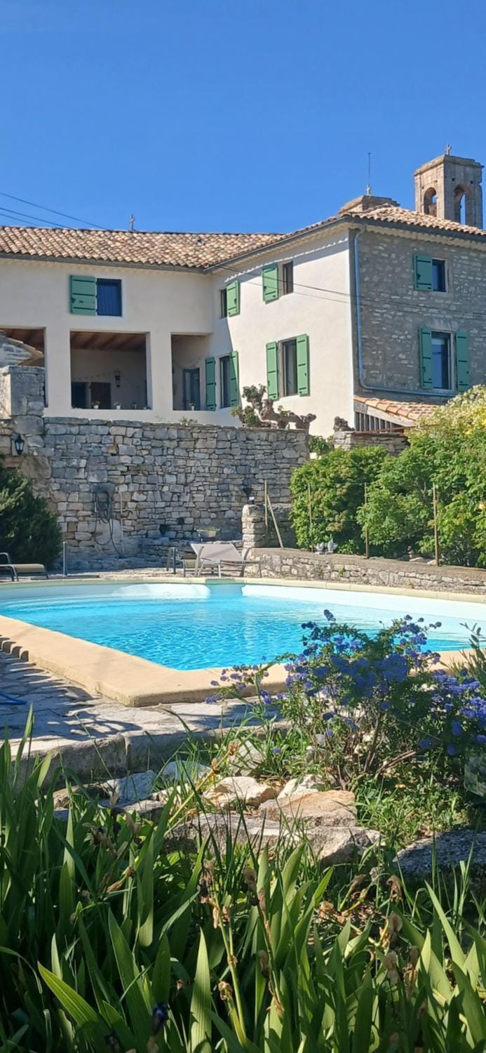 Property building, Garden, Pool view