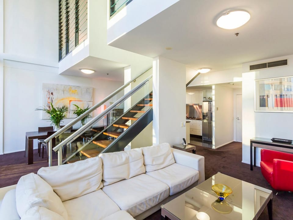 Kitchen or kitchenette, Living room, Dining area