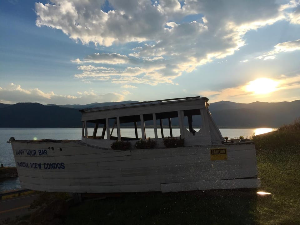 Lake view, Mountain view