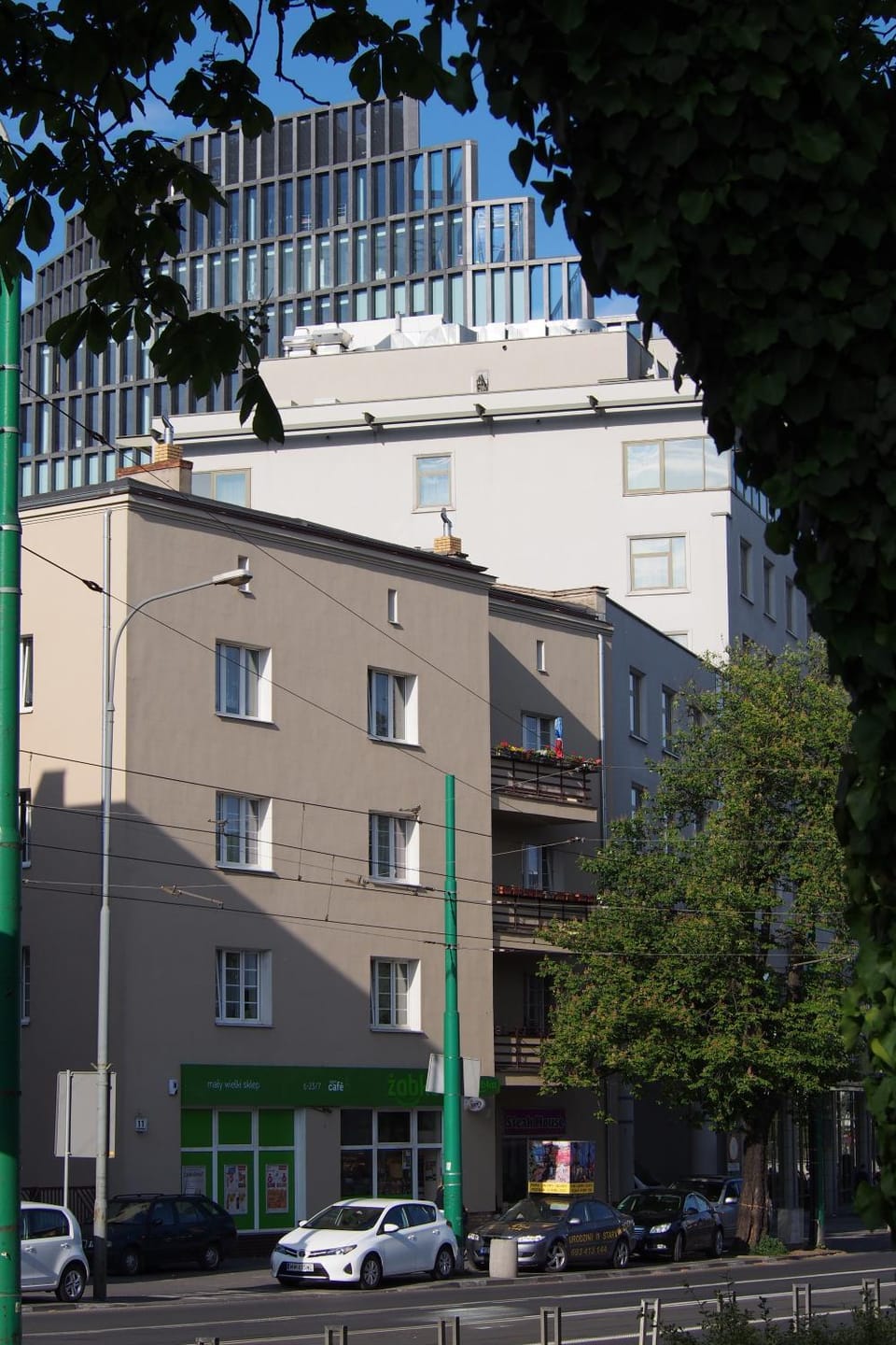 Property building, On site