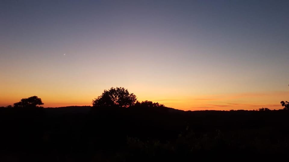 Natural landscape, Sunset