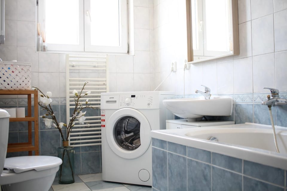 Toilet, Bath, washing machine