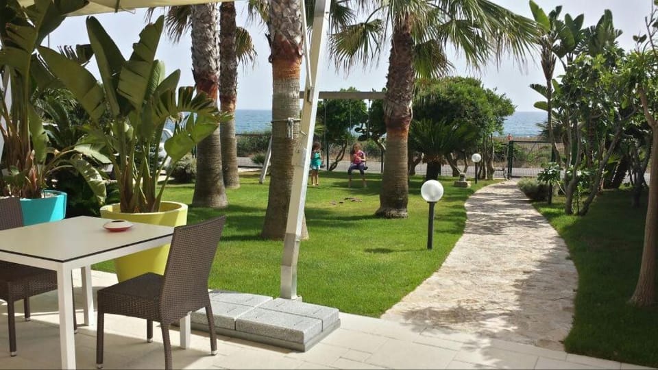 Natural landscape, Garden, Garden, Sea view
