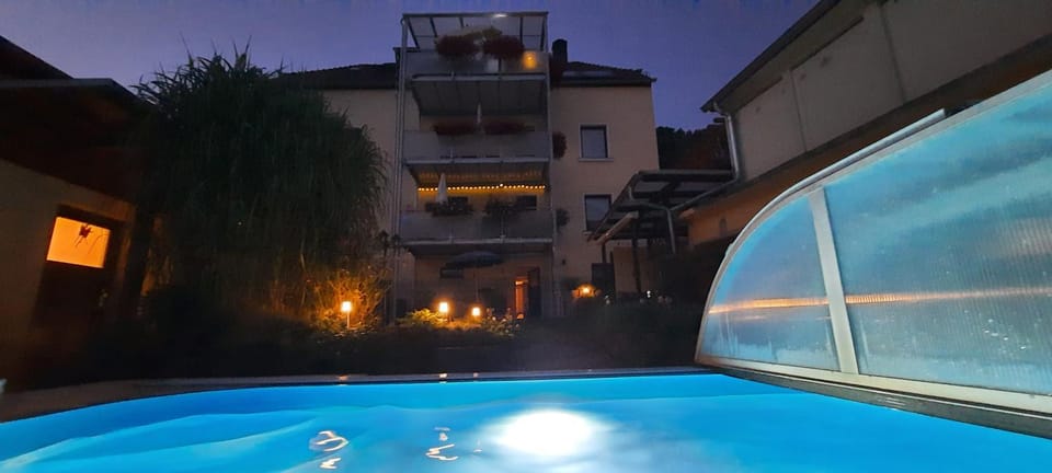 Property building, Pool view