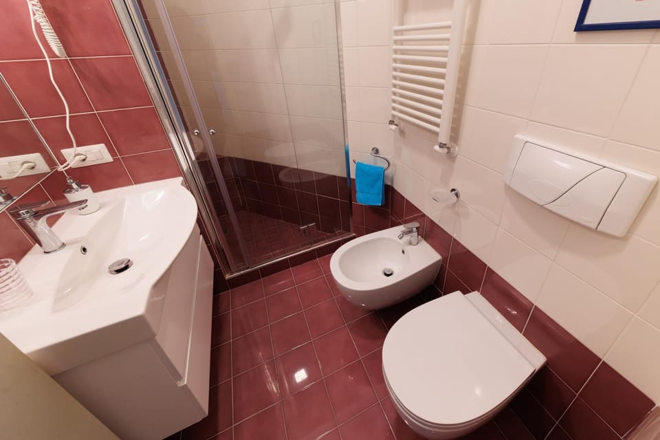 Shower, Toilet, Bathroom, bidet, towels