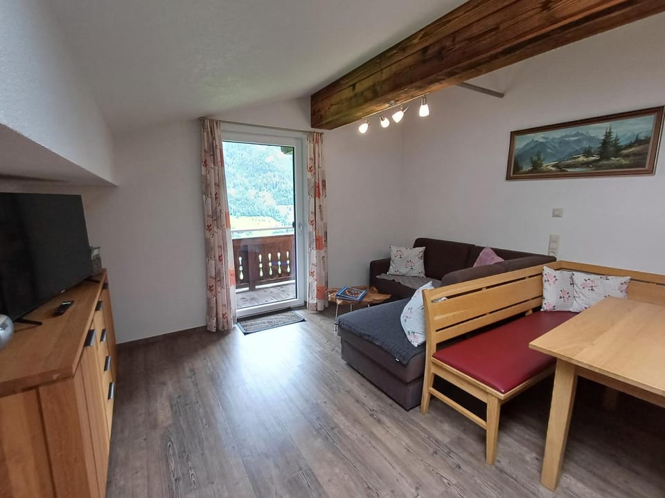 Living room, kitchen