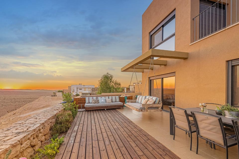 Balcony/Terrace, Mountain view, Sunset