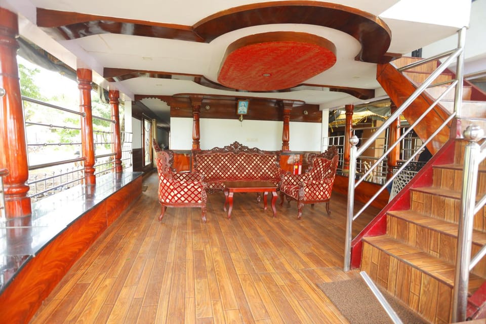 Harmony Houseboats Docked boat in Alappuzha
