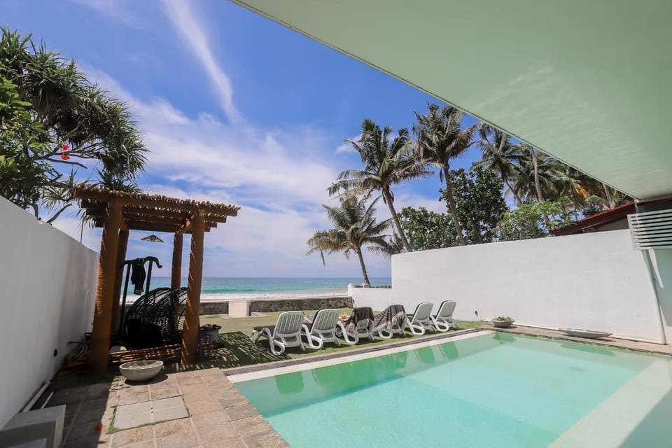 Patio, Day, Natural landscape, Pool view, Sea view, Swimming pool, sunbed