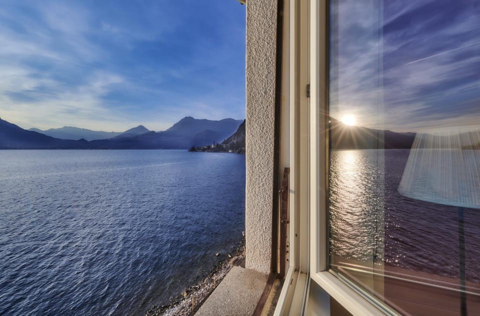 Natural landscape, Lake view, Sunset