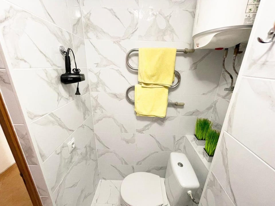 Toilet, Bathroom, towels