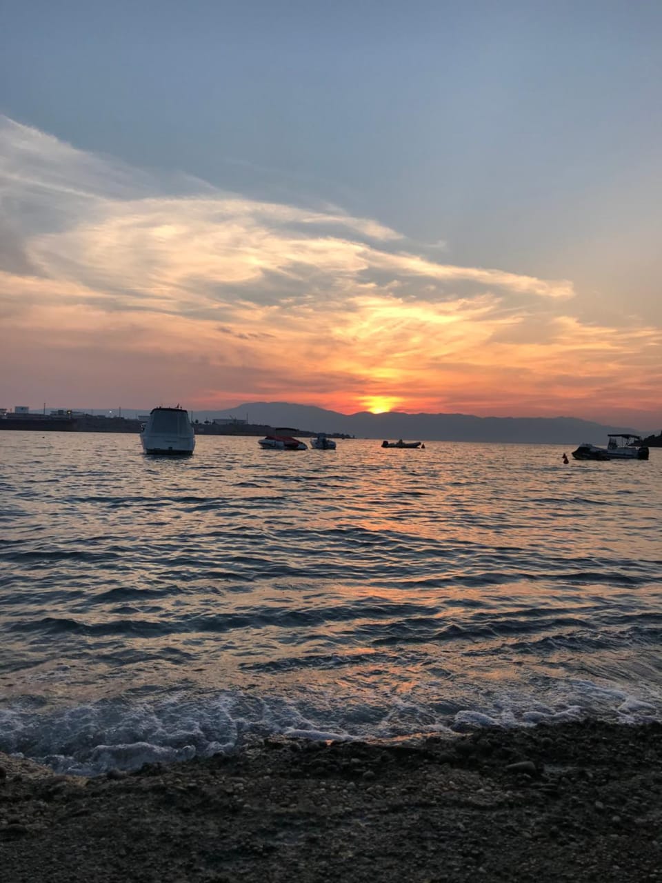 Sea view, Sunset