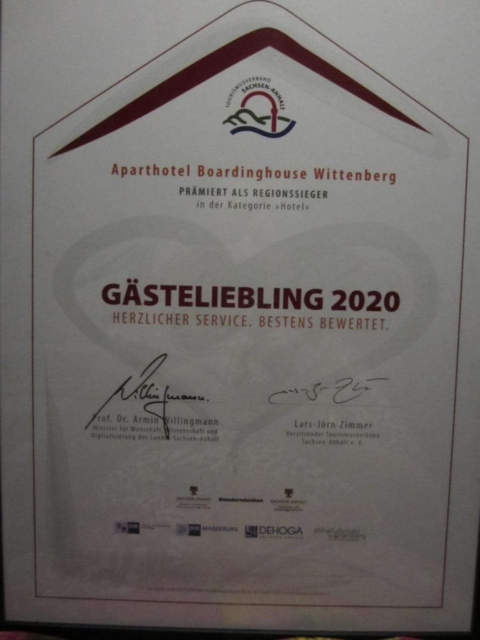 Certificate/Award