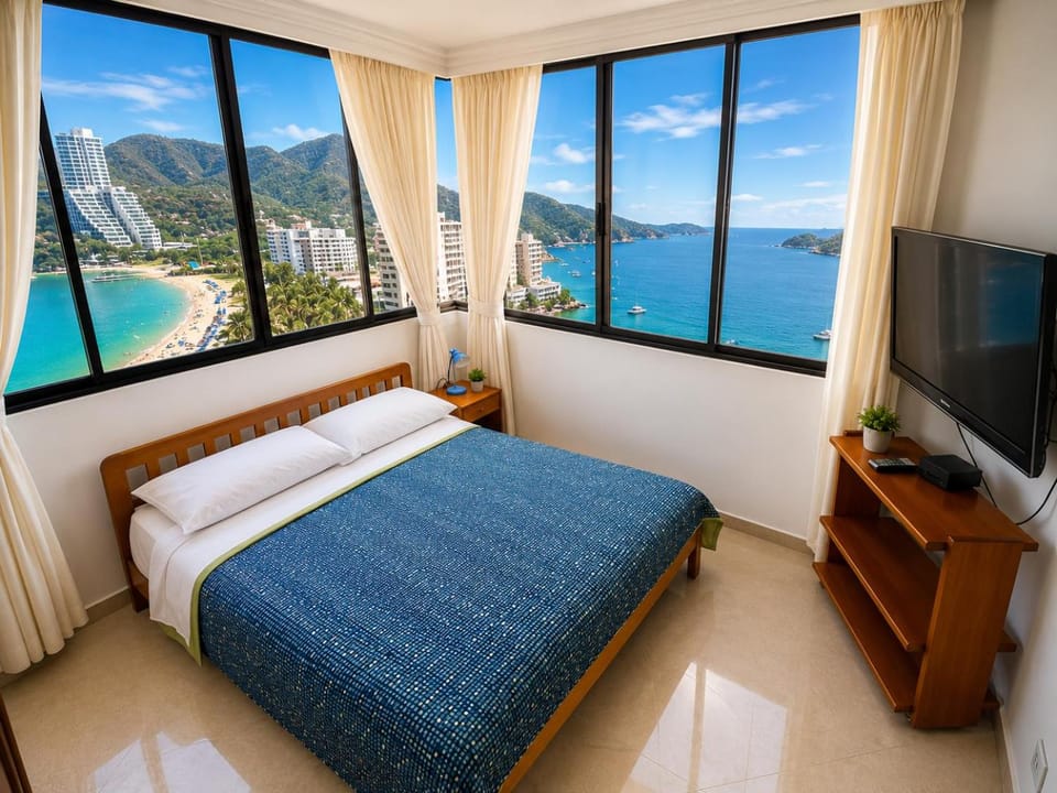 Bedroom, Sea view