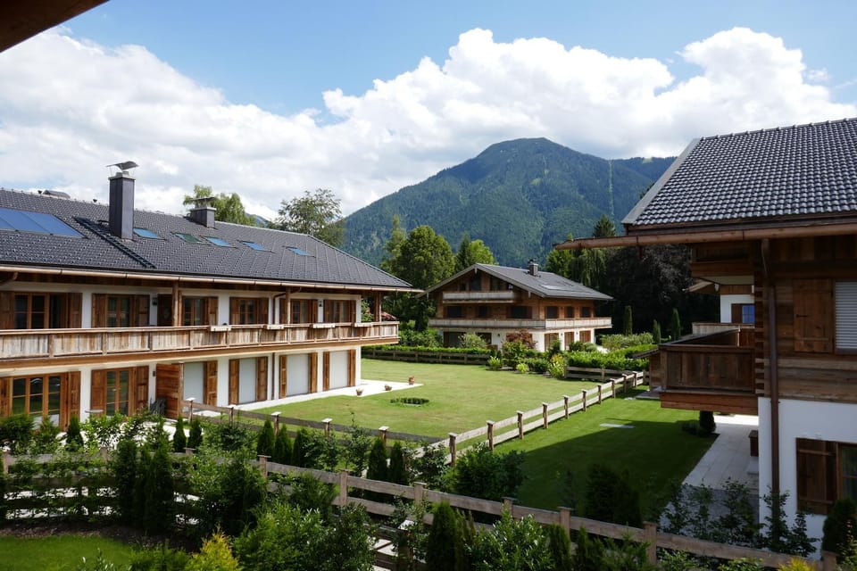 Day, Garden, Garden view, Mountain view