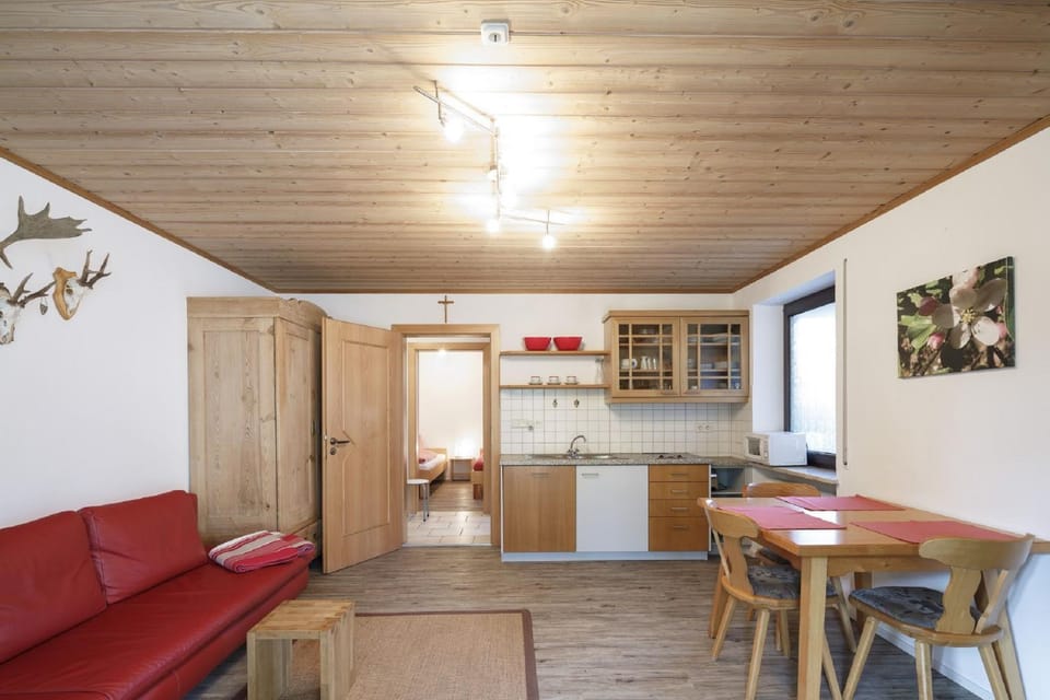 Kitchen or kitchenette, Living room, Dining area