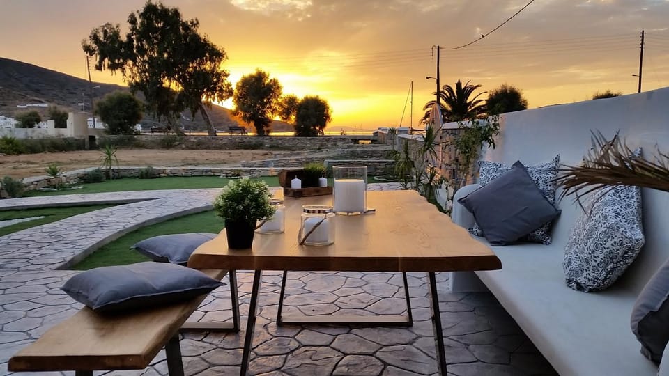 Garden, Balcony/Terrace, Garden view, Sea view, Sunset