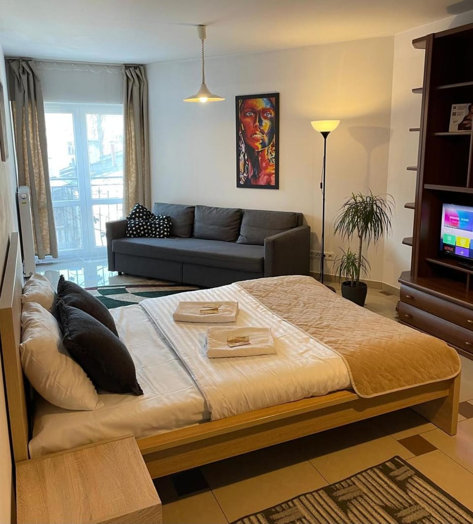 Communal lounge/ TV room, Bed, TV and multimedia, Photo of the whole room, Seating area, Bedroom