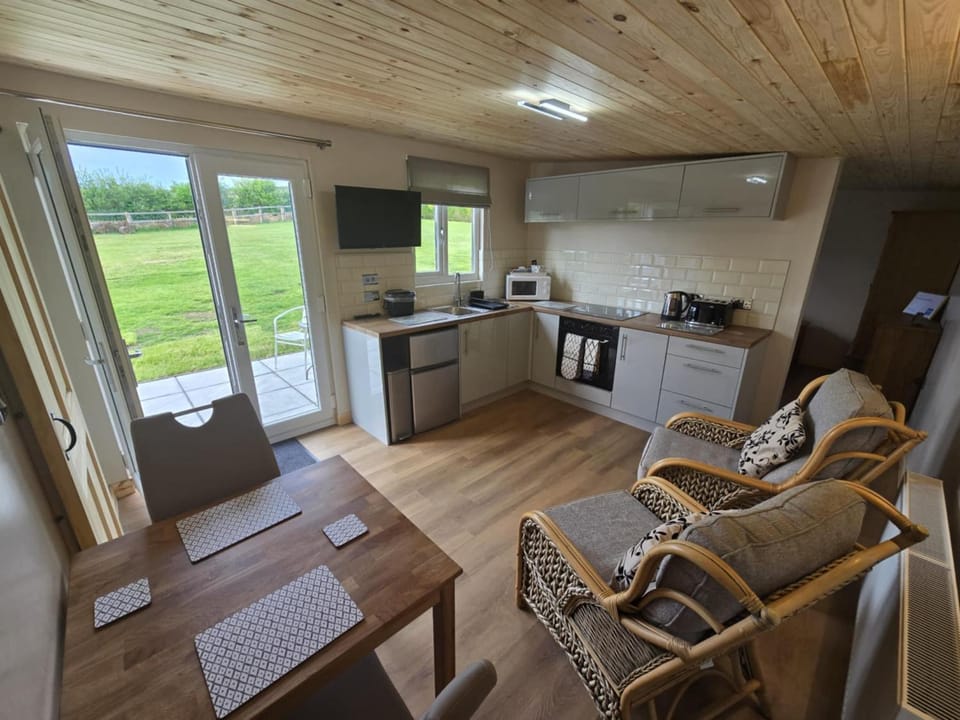 Kitchen or kitchenette, Living room, Dining area