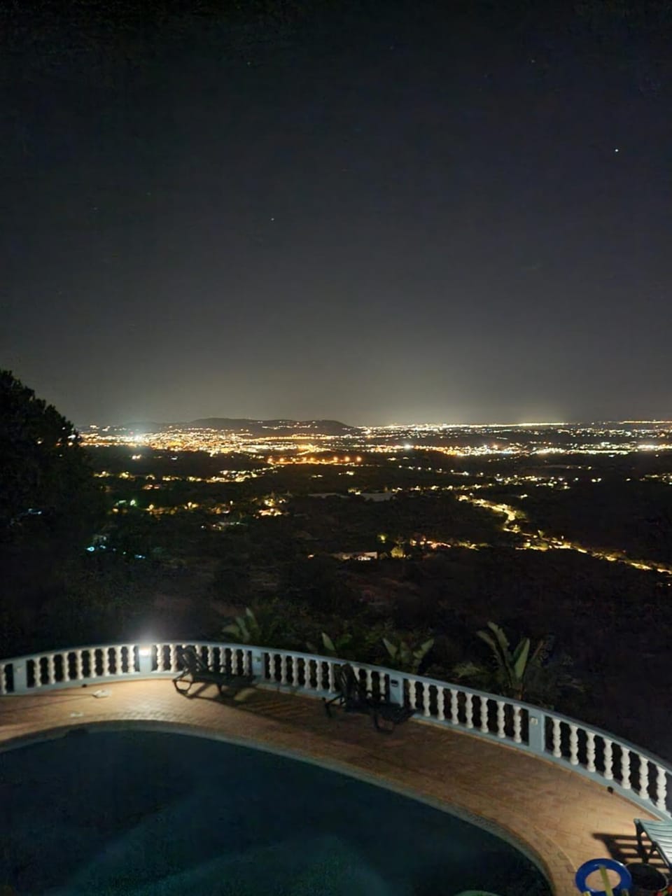 Night, Natural landscape, Bird's eye view
