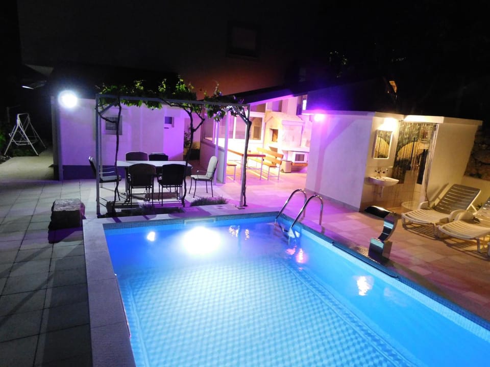 Night, On site, Swimming pool, Swimming pool