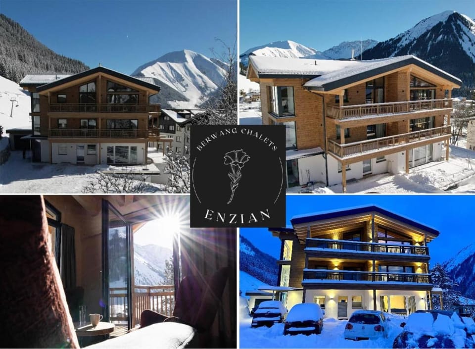 Property building, Winter, Mountain view