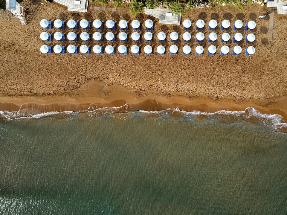 Bird's eye view, Beach, Sea view