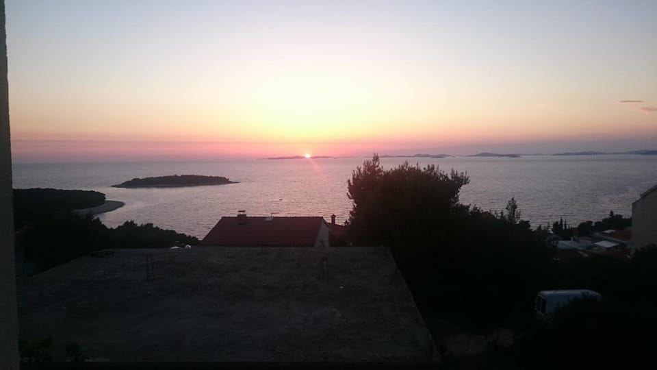Beach, Sea view, Sunset
