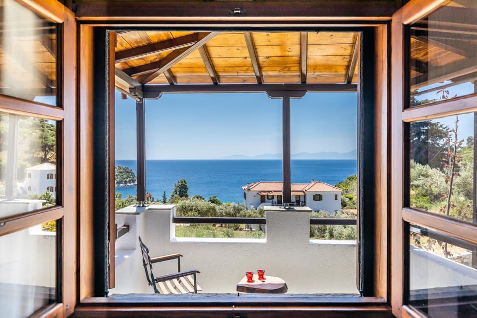 View (from property/room), Balcony/Terrace, Sea view
