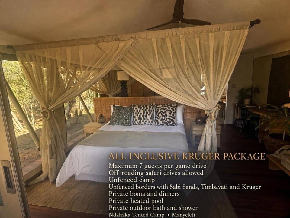 Ndzhaka Tented Camp Luxury tent in South Africa