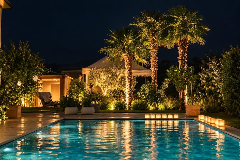 Garden, Sauna, Swimming pool