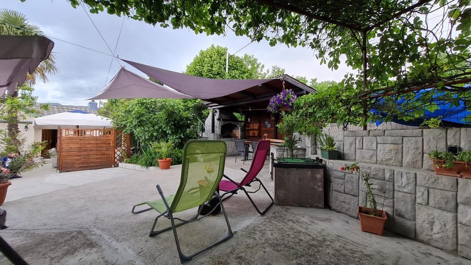 Patio, Natural landscape, Seating area, Sea view