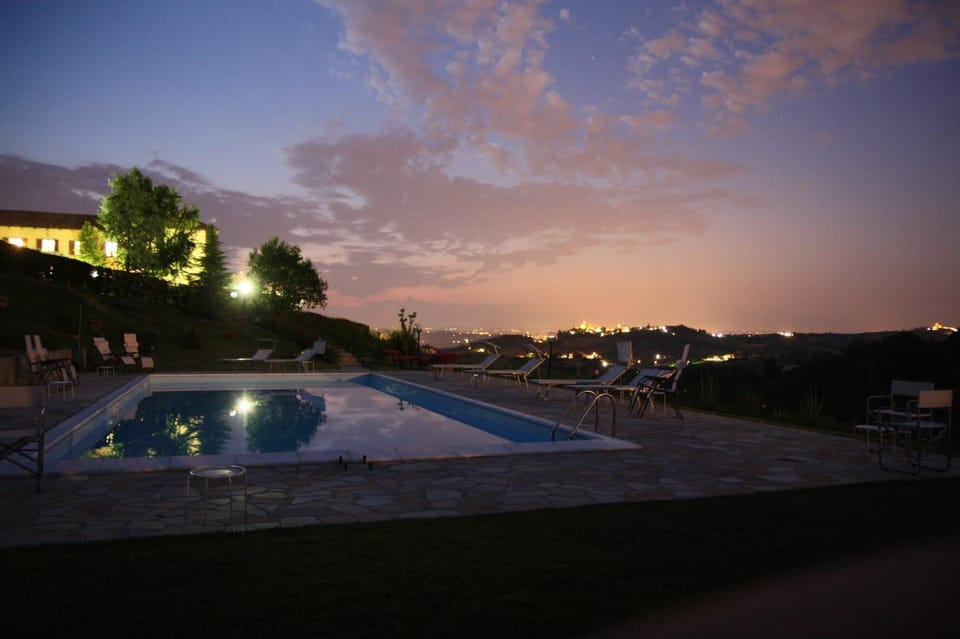 Pool view, Swimming pool, Swimming pool, Sunset