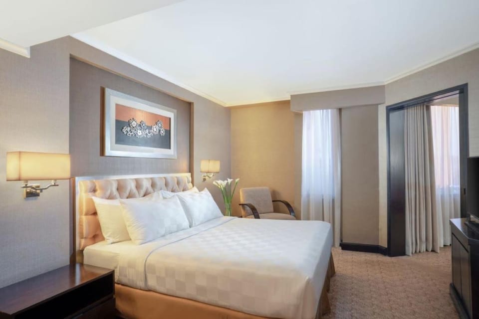 Bed, Coffee/tea facilities, View (from property/room), Bedroom