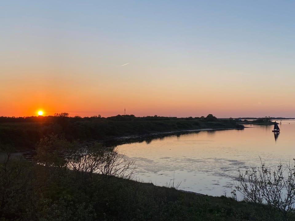 Natural landscape, Sunset