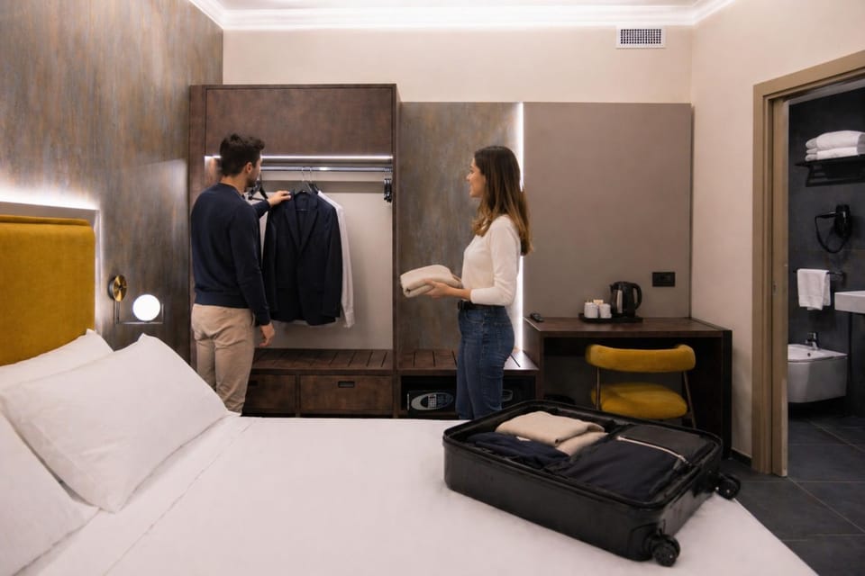 Photo of the whole room, Bedroom, wardrobe
