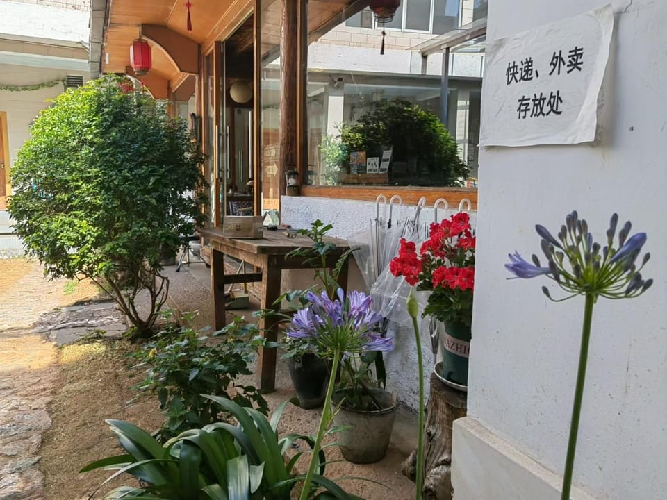 Property building, Garden view