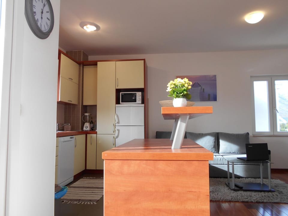 Kitchen or kitchenette, Living room