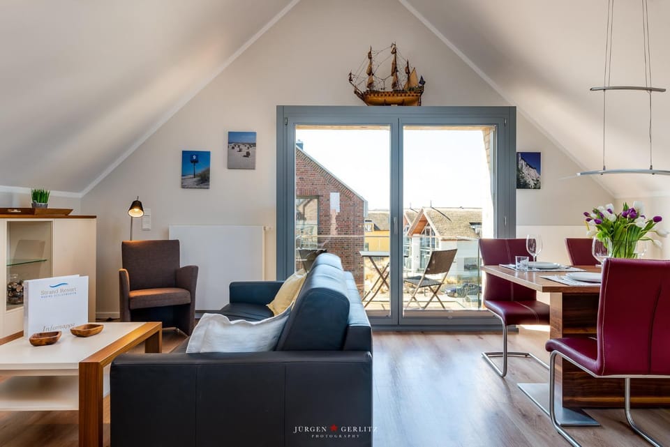 Ostsee - Appartement Nr 90 "Seestern" mit Strandkorb im Strand Resort Apartment in Heiligenhafen