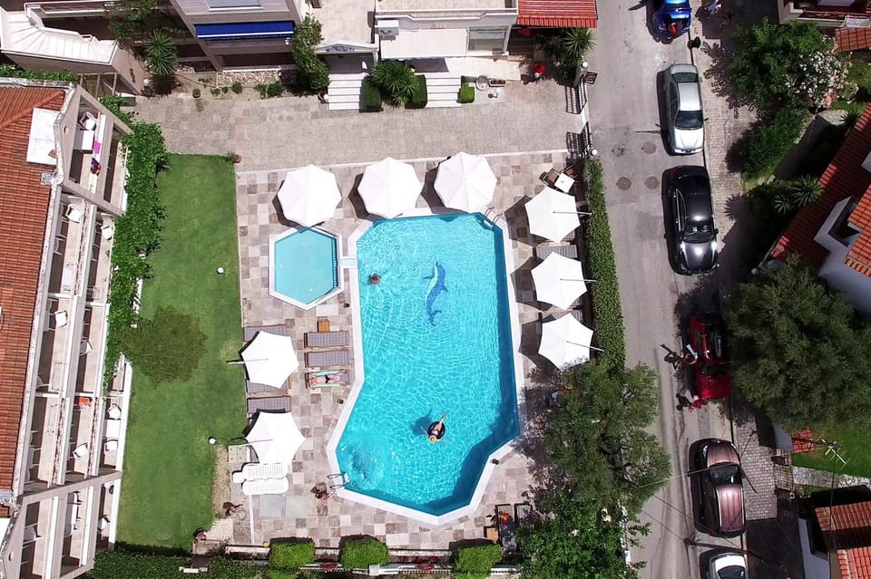 Bird's eye view, Swimming pool