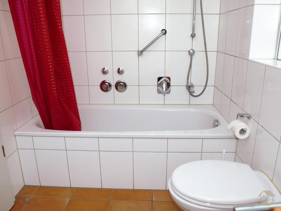Bathroom, Living room