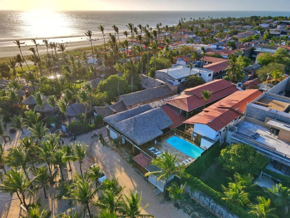 Bird's eye view, Beach, Sunset