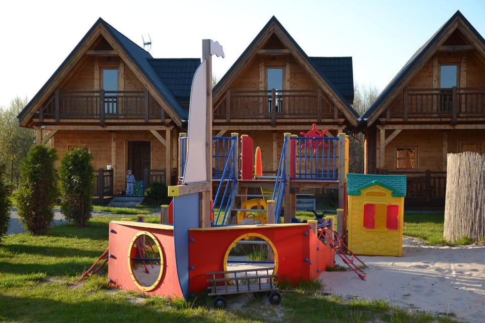 Domki Zacisze Łeby Nature lodge in Leba
