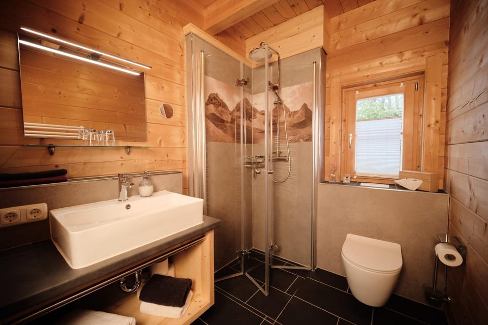 Shower, Toilet, Bathroom, towels