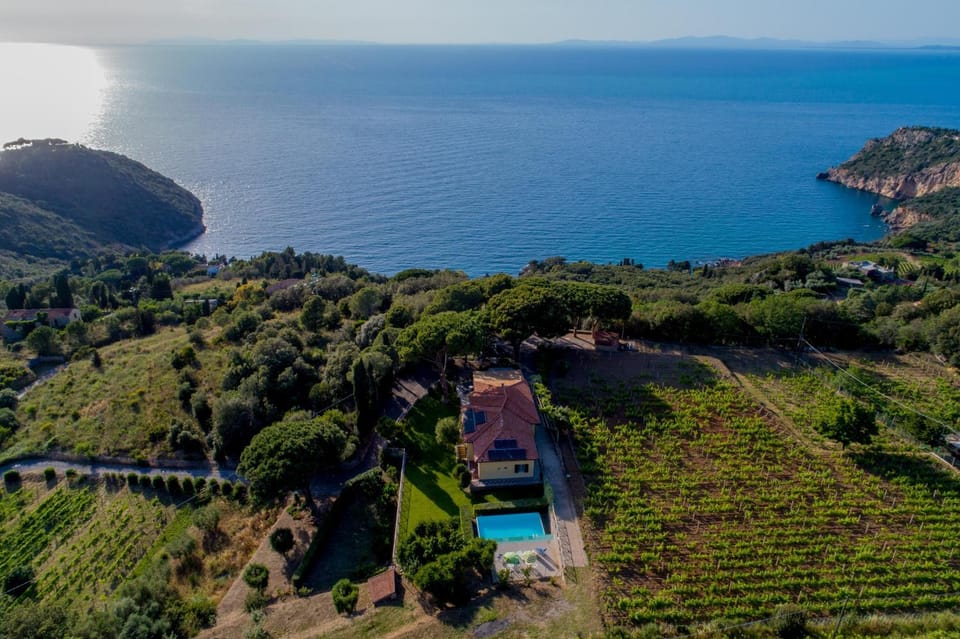Day, Natural landscape, Bird's eye view, Sea view