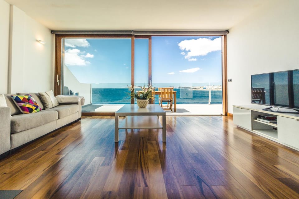 Living room, Seating area, Sea view