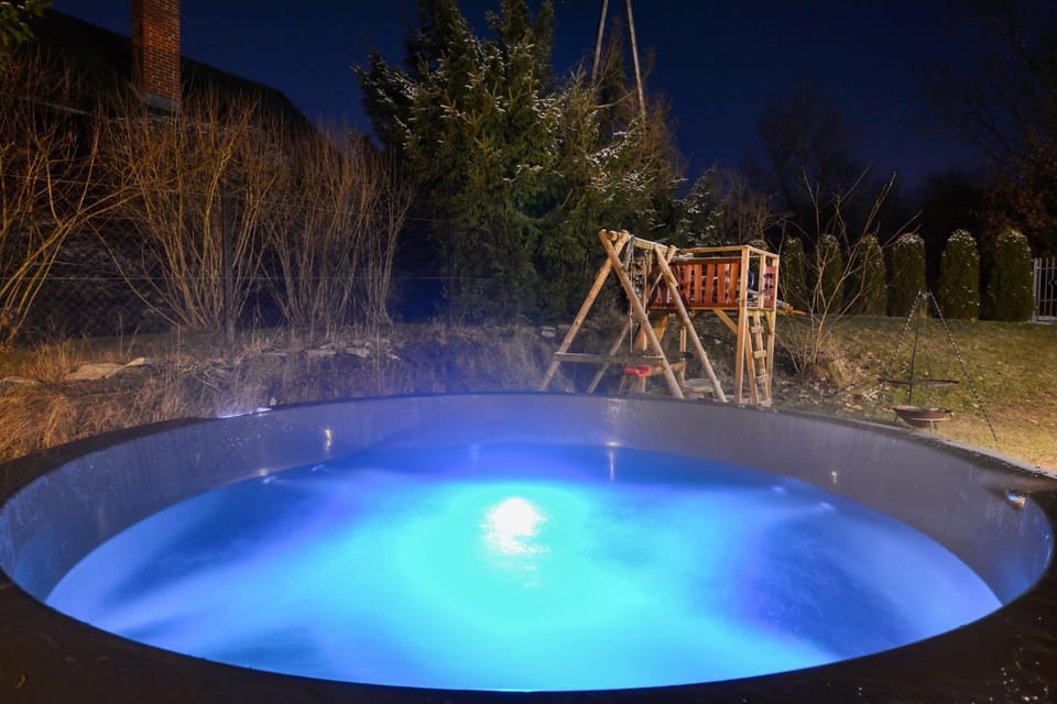 Night, Natural landscape, Hot Tub, Hot Tub, Swimming pool