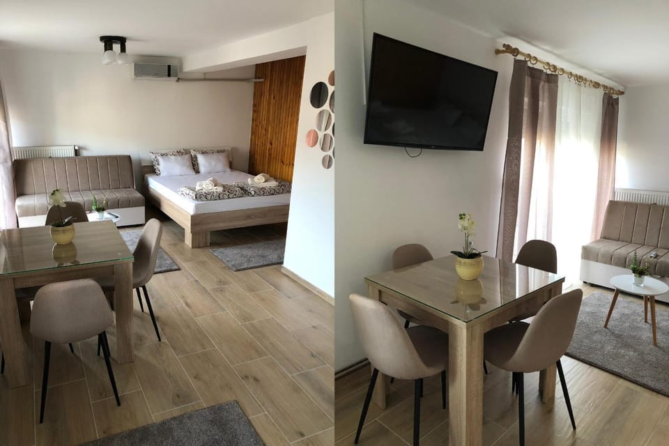 Living room, Photo of the whole room, Seating area, Dining area, Bedroom
